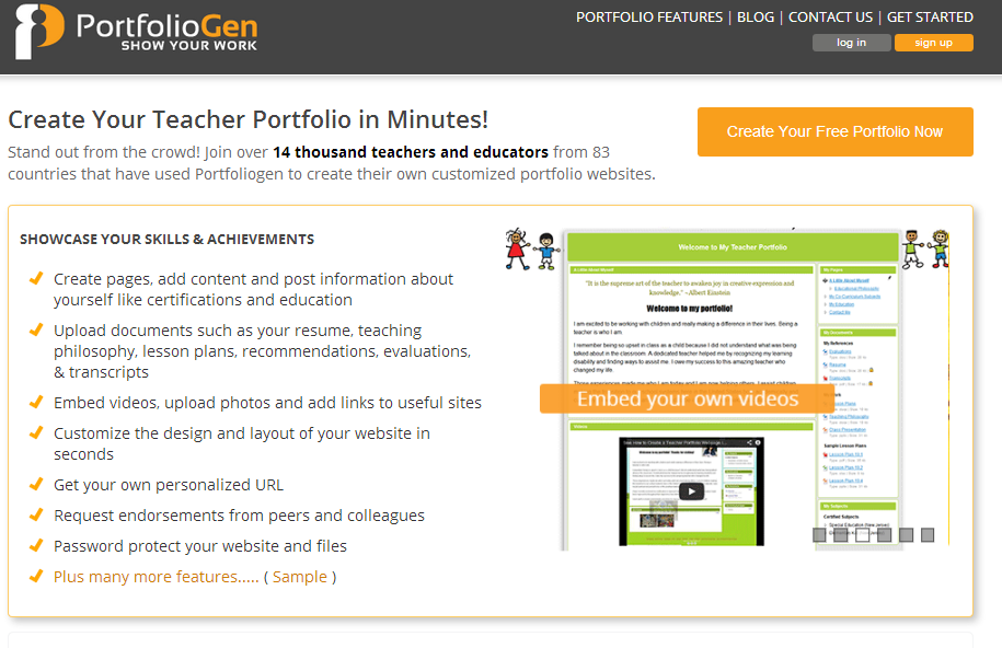 PortfolioGen Screenshot